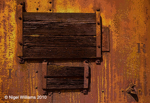 Greetings card - rust